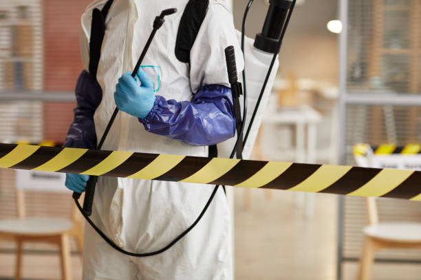 Professional Blood Cleanup technician working in Colfax, IN